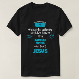 Camiseta Proverbios 31 ENFERMERA CARDIACA CRISTIANA