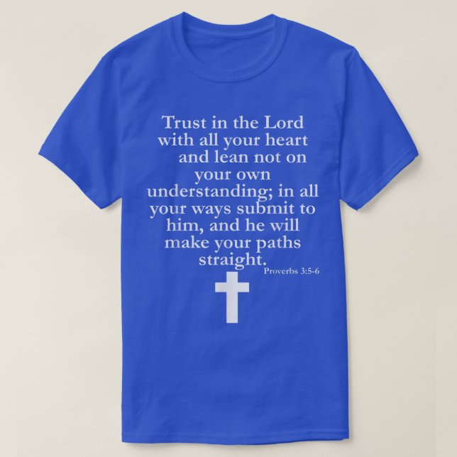Camiseta Proverbios 356 ChristianScripture Religioso (Diseño del anverso)
