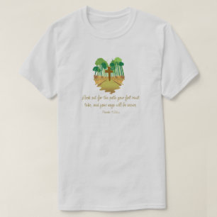 Camiseta Proverbios 4:26 Cuida el Camino