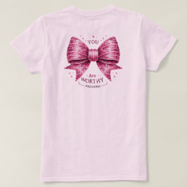 Camiseta Proverbios de camisas rosas blandas de color rosa 