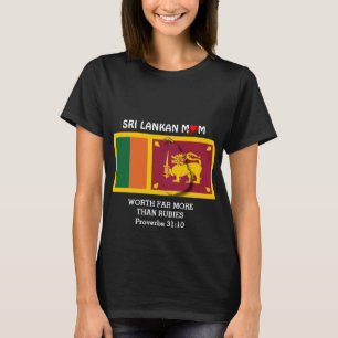 Camiseta PROVERBS 31   Más De Rubies   SRI LANKAN MOM