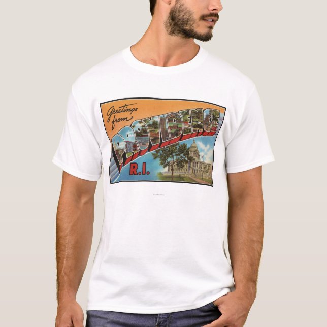 Camiseta Providence, Rhode Island (edificio capital) (Anverso)
