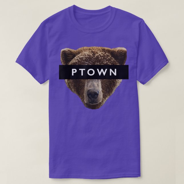 Camiseta Provincetown Bear PTOWN Censor Bar 1697  (Diseño del anverso)