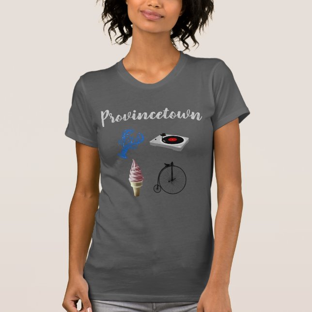 Camiseta Provincetown Massachusetts, tan peculiar (Anverso)