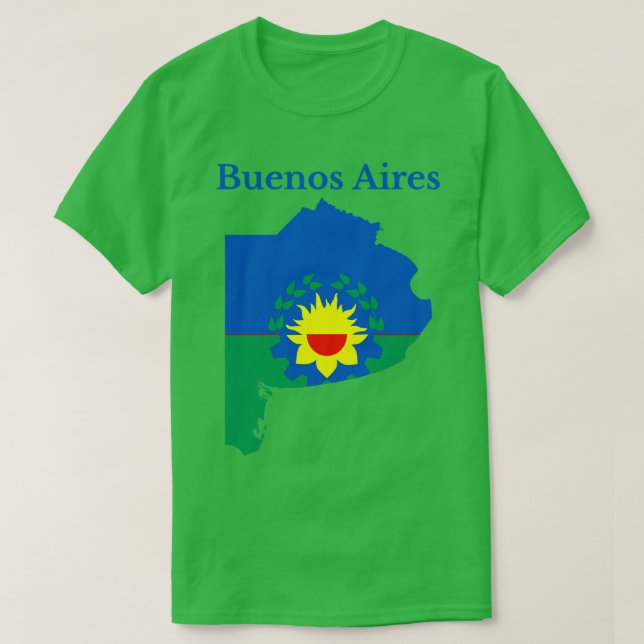 Camiseta Provincia argentina de Buenos Aires (Diseño del anverso)