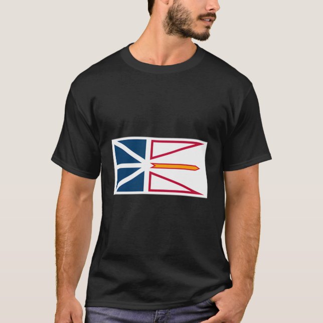 Camiseta Provincia de Bandera de Labrador de Terranova Cana (Anverso)