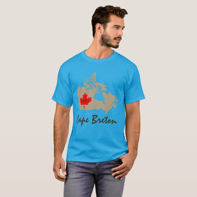 Camiseta Provincia de Canadá del personalizar de Nueva (Anverso completo)