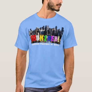 Camiseta Provincia de Montreal, Quebec Canadá
