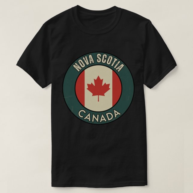 Camiseta Provincia de Nueva Escocia Canadá (Diseño del anverso)