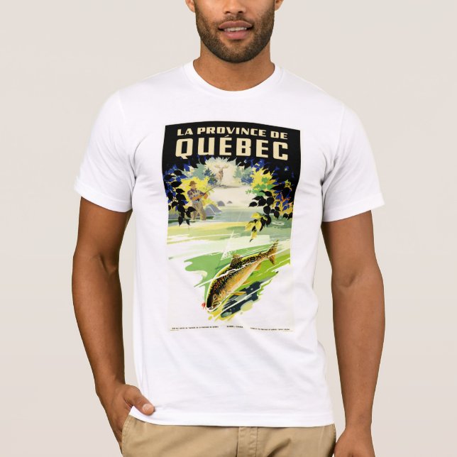Camiseta Provincia de Quebec del La (Anverso)