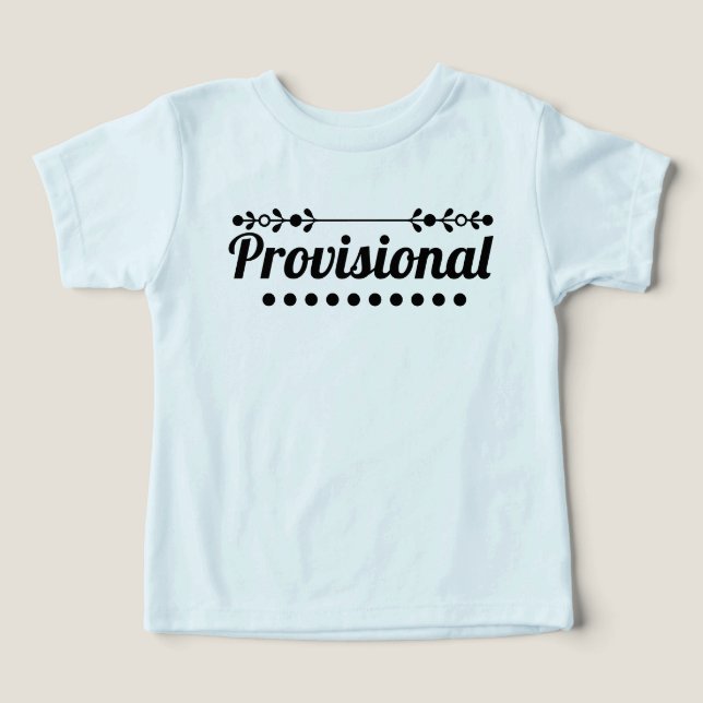 Camiseta provisional  (Diseño delantero )