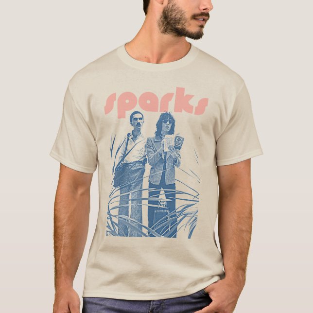 Camiseta Provoca dúo musical retro de rock pop indio (Anverso)