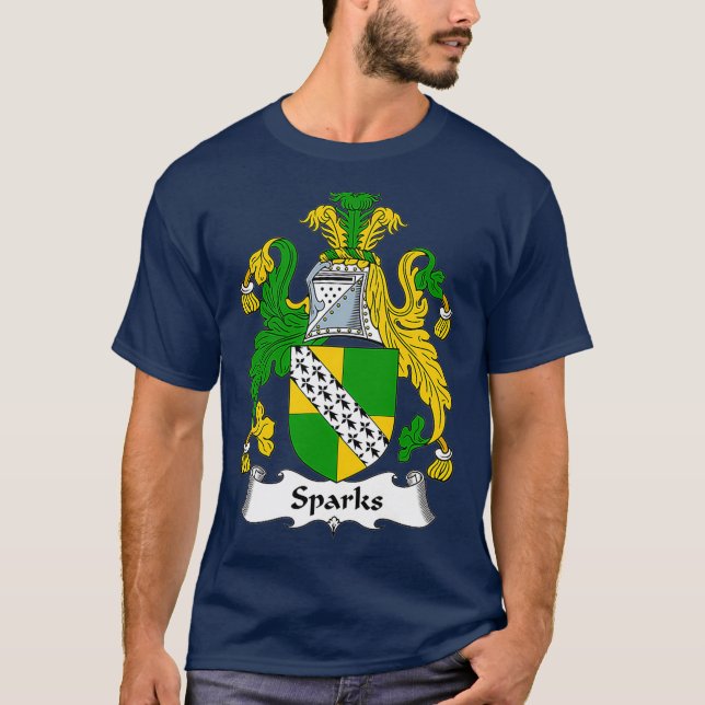 Camiseta Provoca escudo familiar de escudo de armas (Anverso)