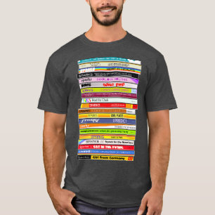 Camiseta Provoca La Pila De CD De Singles Retro