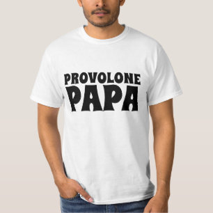 Camiseta PROVOLONE CHEESE PAPA italiano MENS T-SHIRTS