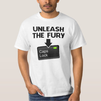 Camiseta Provoque la cerradura de casquillos de la furia