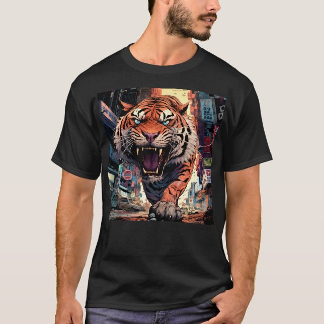 Camiseta Prowling Tiger (Anverso)
