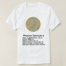 Camiseta Proxima Centauri b Datos técnicos