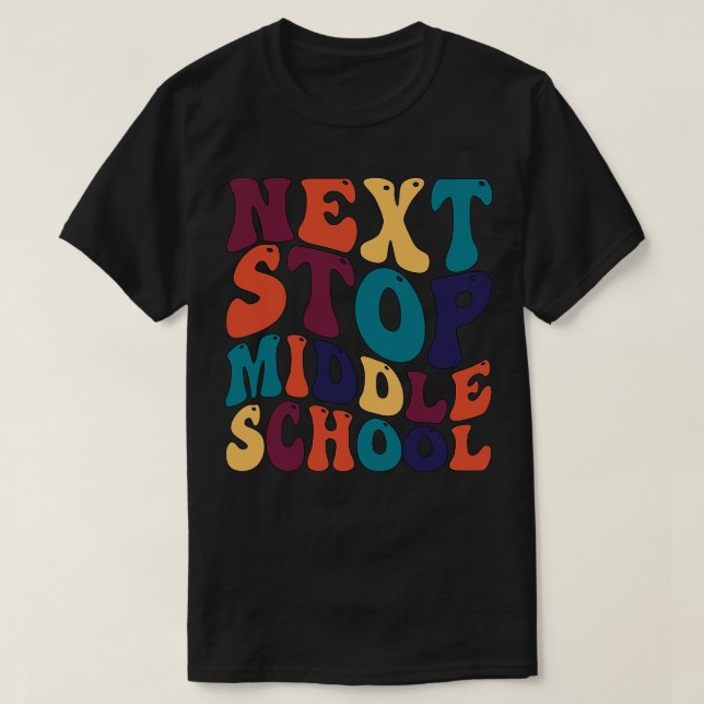 Camiseta Próxima escuela secundaria (Diseño del anverso)