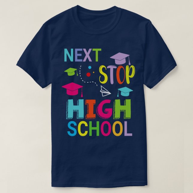 Camiseta Próxima Escuela Secundaria Happy Class of School S (Diseño del anverso)