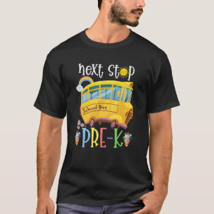Camiseta Próxima parada de autobús escolar preescolar Hola