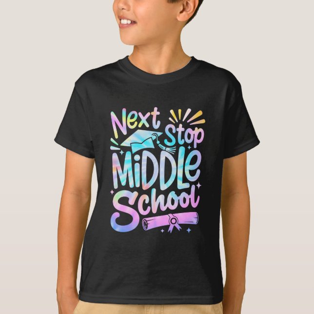 Camiseta Próxima parada de graduado de escuela primaria sec (Anverso)