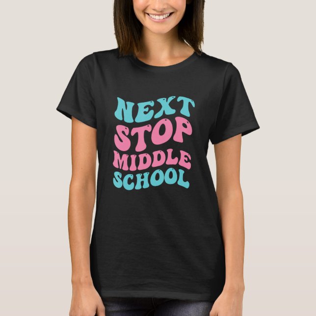Camiseta Próxima parada de graduado de escuela primaria sec (Anverso)
