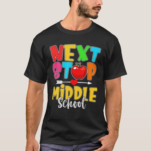 Camiseta Próxima parada de la escuela secundaria (Anverso)