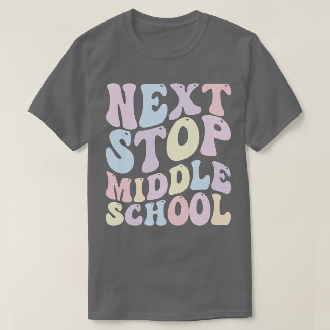 Camiseta Próxima parada de la escuela secundaria 1 (Diseño del anverso)