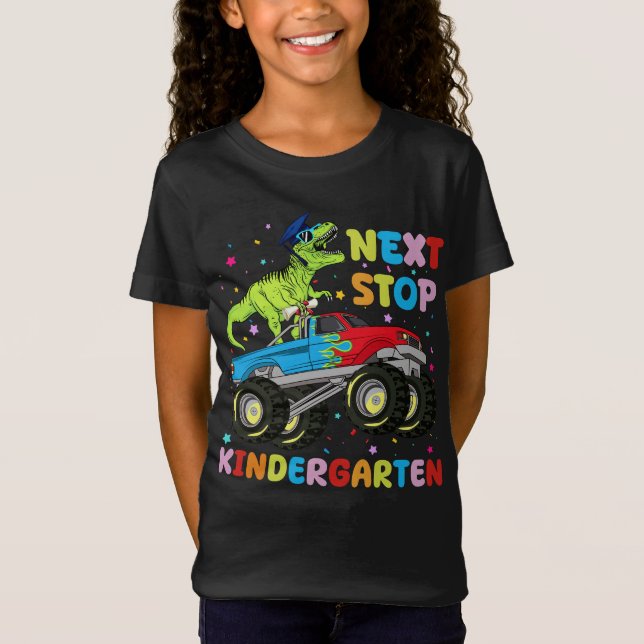 Camiseta Próxima parada de monstruo de guardería (Anverso)