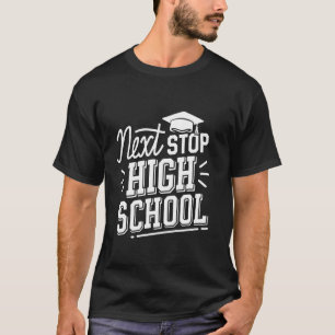 Camiseta Próxima parada graduado de secundaria escuela inte
