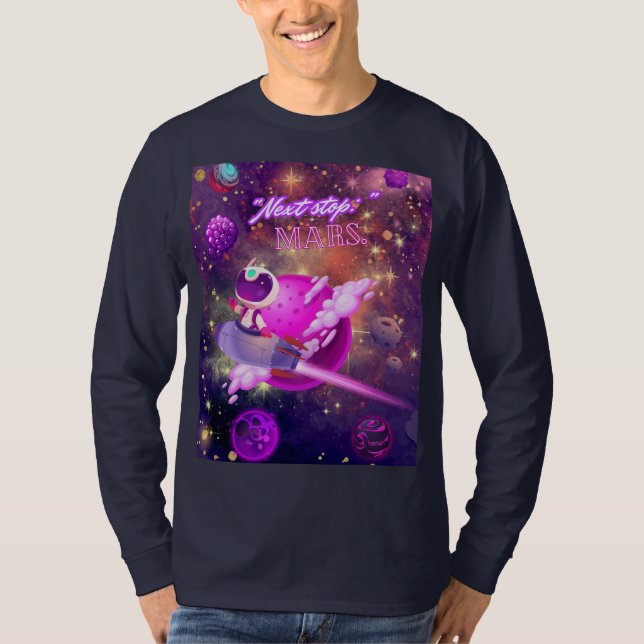 Camiseta Próxima parada Marte (Anverso)