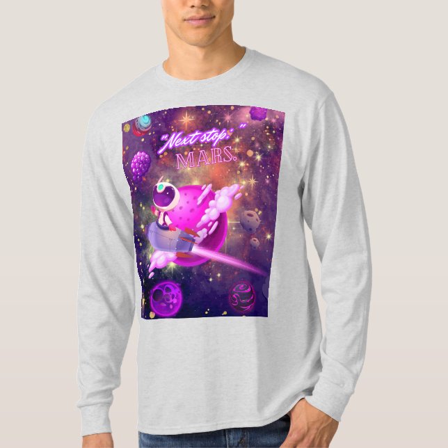 Camiseta Próxima parada Marte (Anverso)