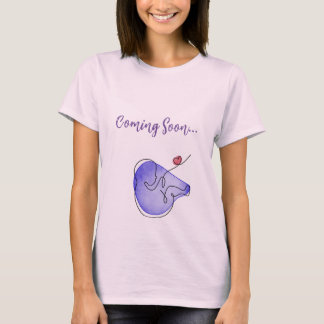 Camiseta Próximamente - Anuncio del bebé