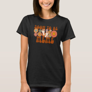 Camiseta Próximamente Meme Groovy Pregnancy Anuncio De Géne