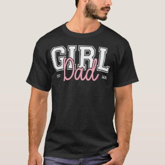 Camiseta Próximamente Papá De Bebé Niña 2026 Ascendido A