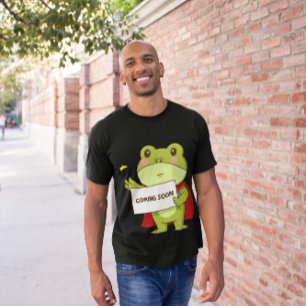 Camiseta Próximamente se acerca la rana con el cabestro