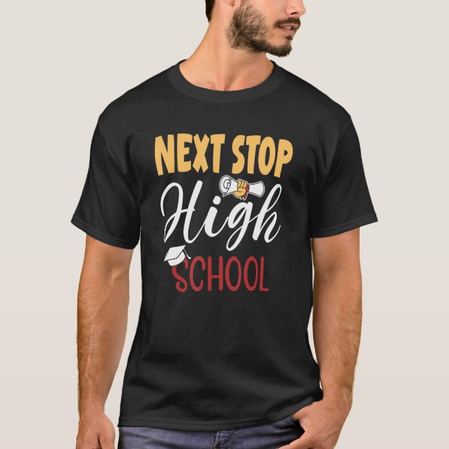 Camiseta Próximo graduado de secundaria (Anverso)