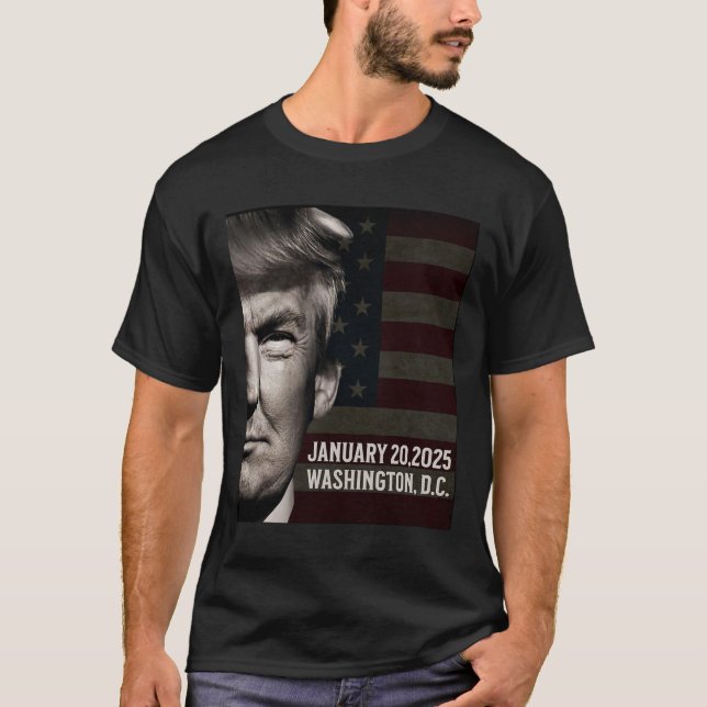 Camiseta Próximo presidente Donald Trump 2025 (Anverso)