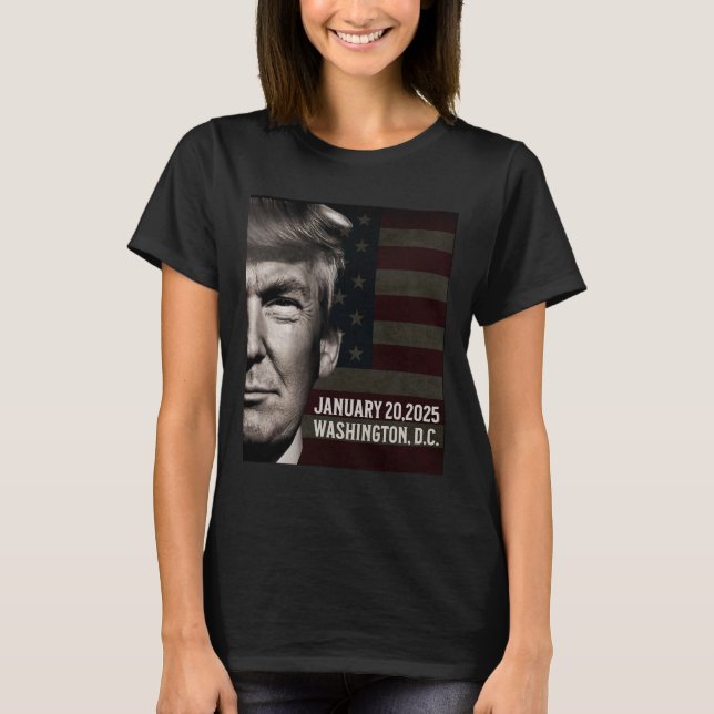 Camiseta Próximo presidente Donald Trump 2025 (Anverso)