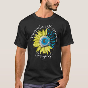 Camiseta Proyección de imagen de resonancia magnética de