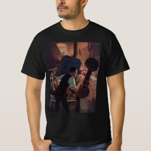 Camiseta Proyeccionista de cine, negocio vintage