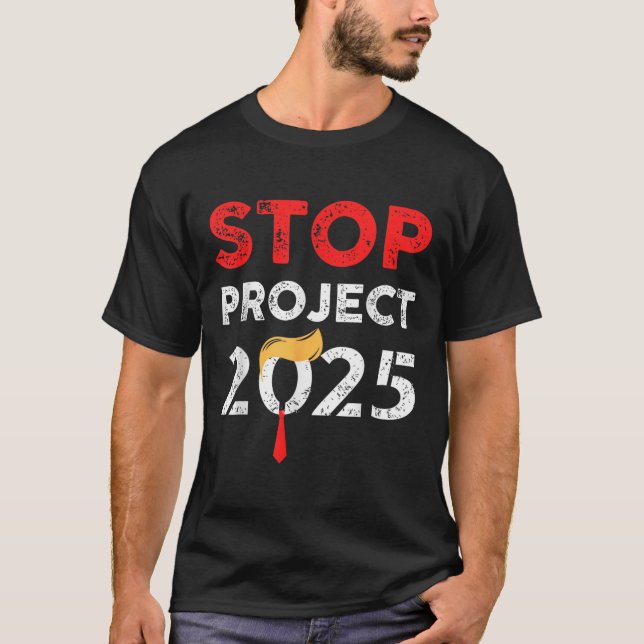 Camiseta Proyecto 2025 del proyecto de Trump contra regalo  (Anverso)