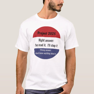 Camiseta Proyecto 2025 - Respuesta correcta
