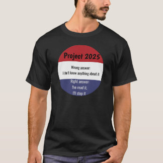Camiseta Proyecto 2025 - Respuesta errónea