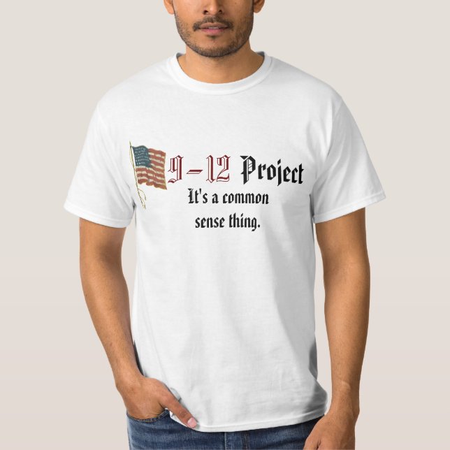 Camiseta Proyecto 912 una cosa del sentido común (Anverso)