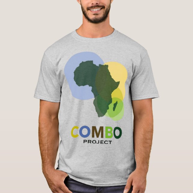 Camiseta Proyecto COMBO: Conectando África a través de la c (Anverso)