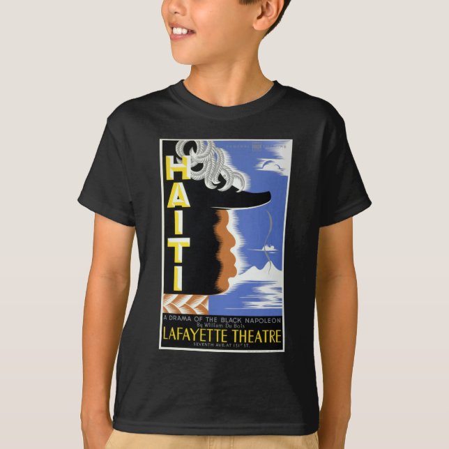 Camiseta Proyecto federal Haití Harlem WPA del teatro del (Anverso)