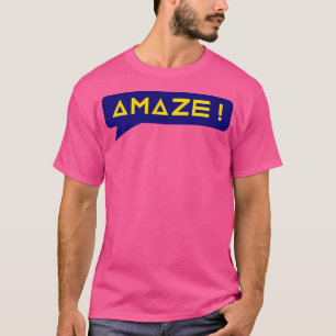 Camiseta Proyecto Hail Mary - Amaze (Amarillo Sobre Azul)