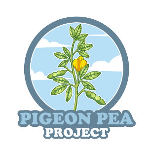 Camiseta Proyecto Pigeon Pea: Logotipo de hombro